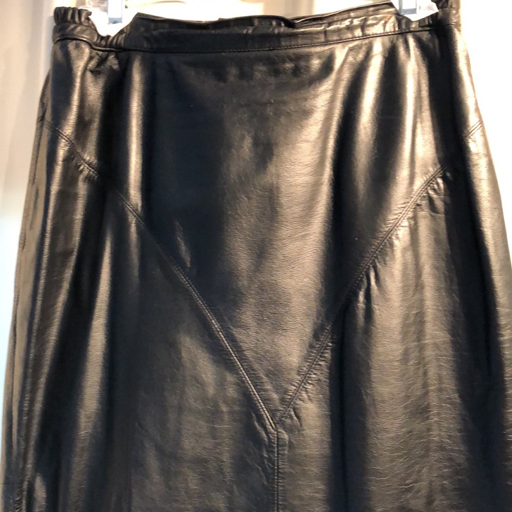 Vintage G-III Leather Fashions Midi Skirt - Picture 2 of 8